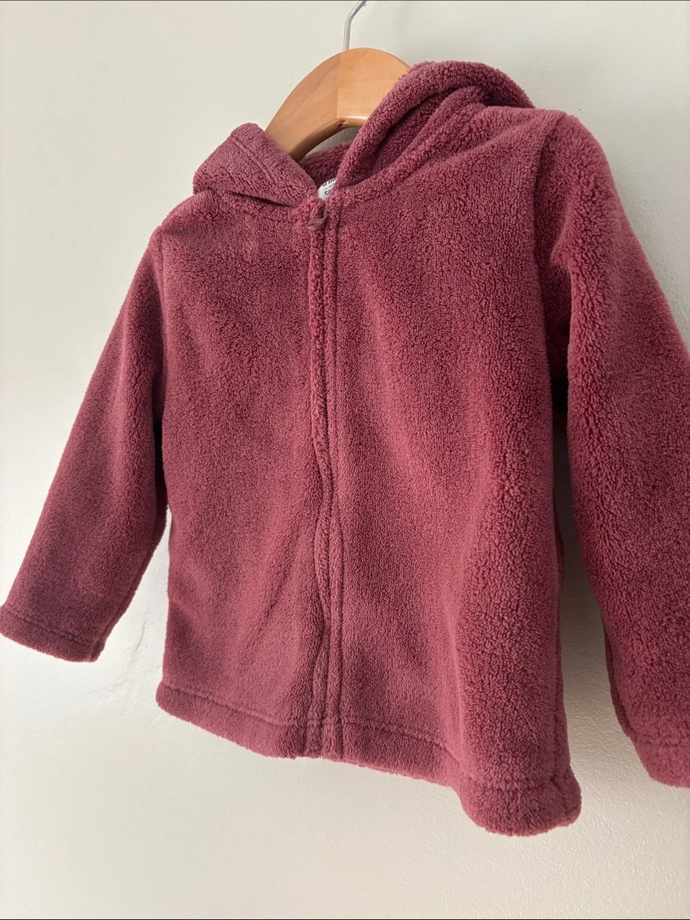 Carter’s Fleece Zip-up Bear Hoodie 12M